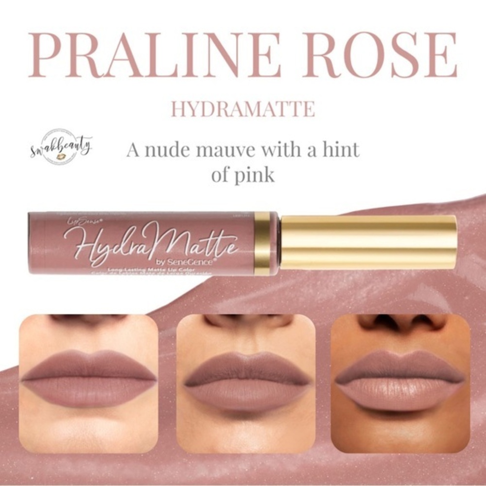 NWT. SeneGence HydraMatte Lipstick - Praline Rose